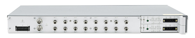 SDU-R - Signal distribution unit with fiber optic inputs and outputs via F-ST connectors