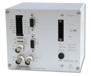 Satellite Receiver with integrated time code generator (DIN Mounting Rail)
